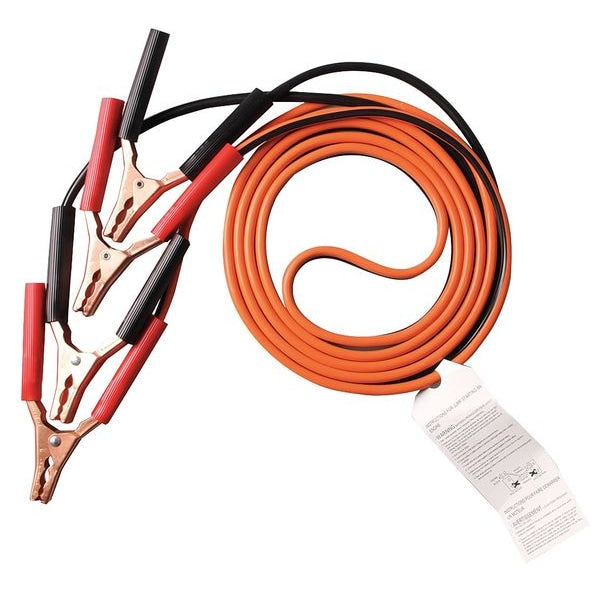Booster Cable, LD, 10 AWG, 12 Ft, Std Jaw