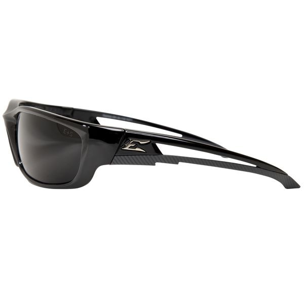 Safety Glasses, Wraparound Smoke Polycarbonate Lens, Scratch-Resistant