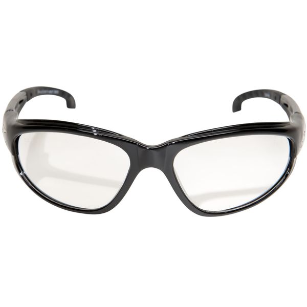 Safety Glasses, Wraparound Clear Polycarbonate Lens, Scratch-Resistant