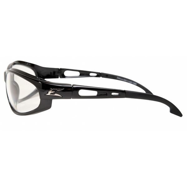 Safety Glasses, Wraparound Clear Polycarbonate Lens, Scratch-Resistant