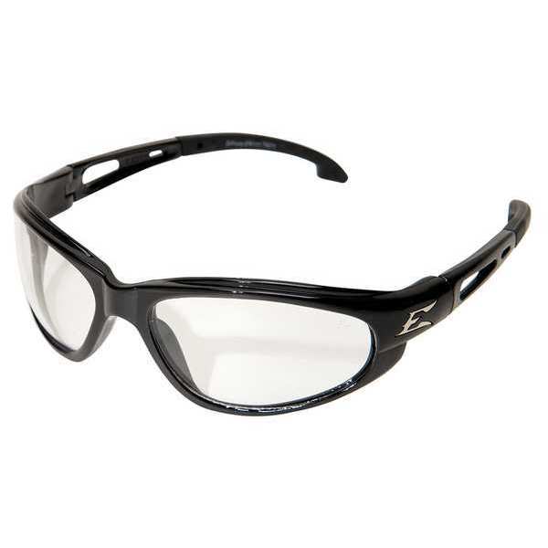 Safety Glasses, Wraparound Clear Polycarbonate Lens, Scratch-Resistant