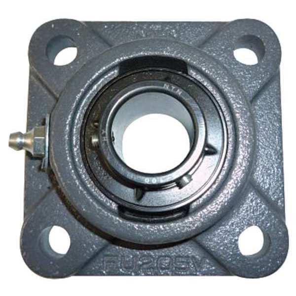 Flange Bearing, 4-Bolt, Ball, 1-5/8
