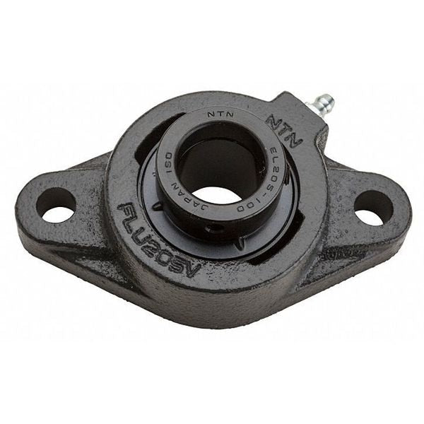 Flange Bearing, 2-Bolt, Ball, 1-1/4