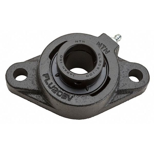 Flange Bearing, 2-Bolt, Ball, 1-11/16