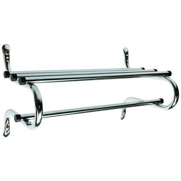 Coat Rack, Zinc, 17 Inx14-3/4 Inx24In