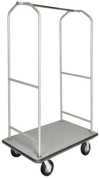 Bellmans Cart, Powder Finish, Gray Carpet
