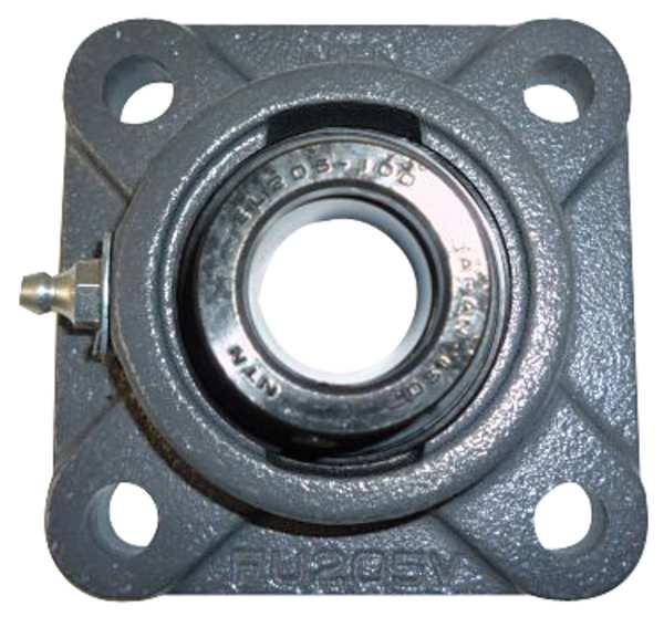 Flange Bearing, 4-Bolt, Ball, 2-11/16