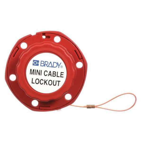 Retractble Cble Lckout, 8 ft L, 6 Lcks Max