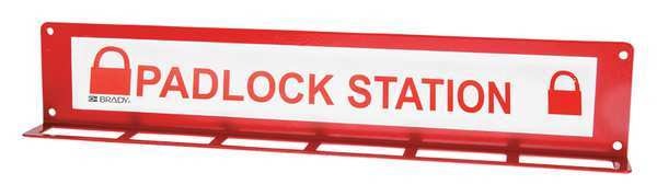 Padlock Station, Unfilled, 3 In H
