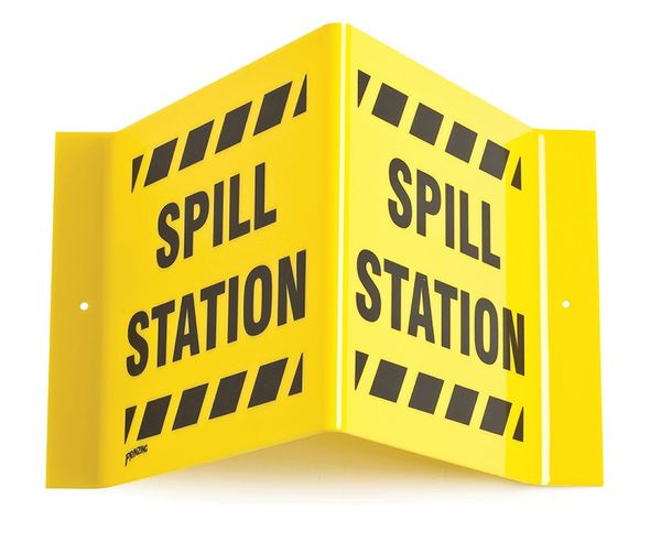 Spill Station Sign, 8