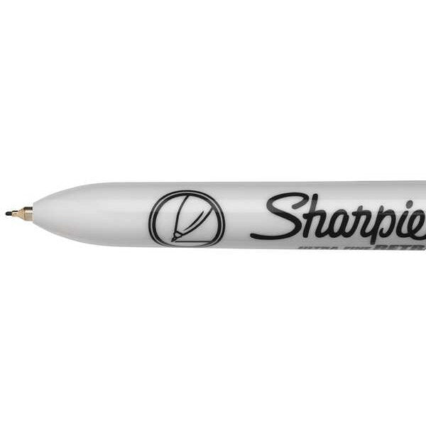 Permanent Marker, Ultra Fine Tip Black PK12