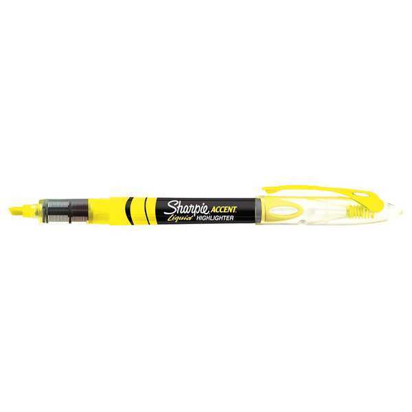 Liquid Highlighter, Chisel Tip Yellow PK12