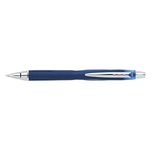 Retractable Rollerball Pen, 1 mm, Black PK12