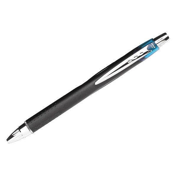 Retractable Rollerball Pen, 1 mm, Blue PK12