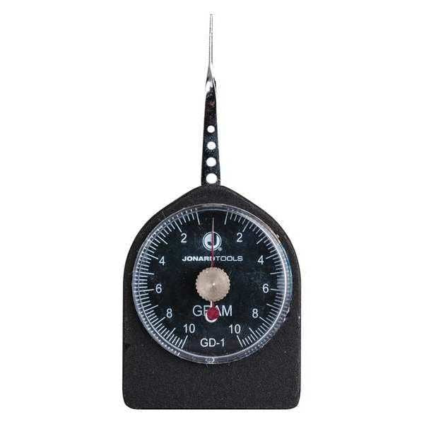 Dynamometer Gauge, Dial, 0-10g