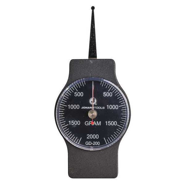 Dynamometer Gauge, Dial, 200-2000g