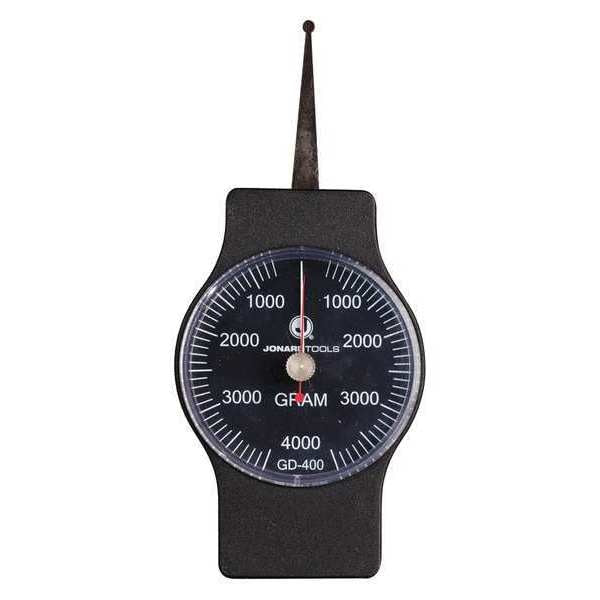 Dynamometer Gauge, Dial, 400-4000g
