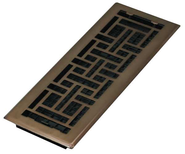 Floor Register, 4 X 14, Rubbed Bronze