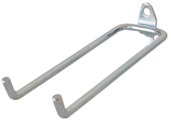 Double Rod Pegboard Hook, 8-1/4 In, PK5