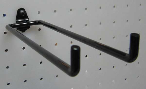 Double Rod Pegboard Hook, 8-1/4 In, PK5