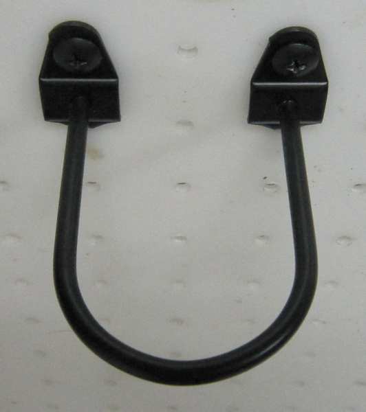 U-Shaped Pegboard Hook, 1 3/4 In ID, PK5
