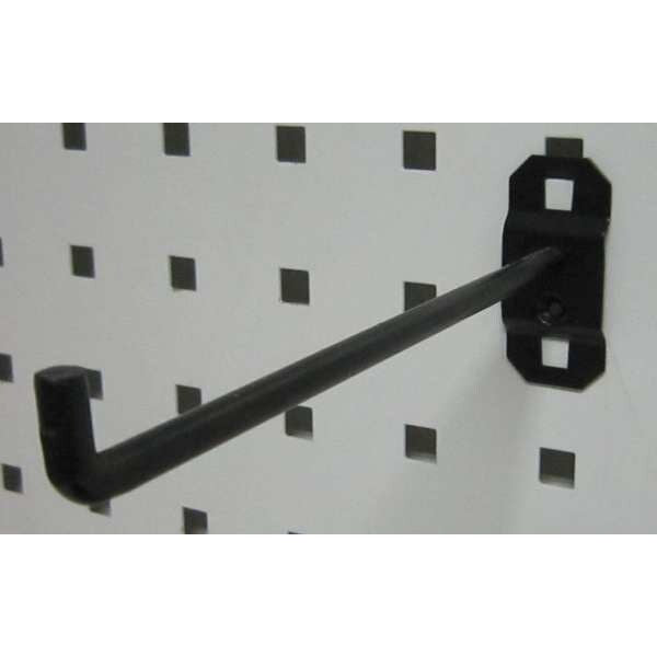 Single Rod Pegboard Hook, 6 In, PK5