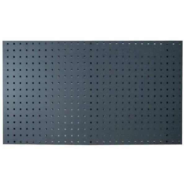 Square Hole Pegboard, 42-1/2x24, Gray, PK2