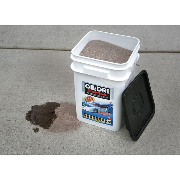 Loose Absorbent, 2 Gallon Volume Absorbed per Package, 20 lb Weight Pail, Not Scented