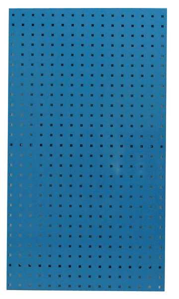 Square Hole Pegboard, 42-1/2x24, Blue, PK2