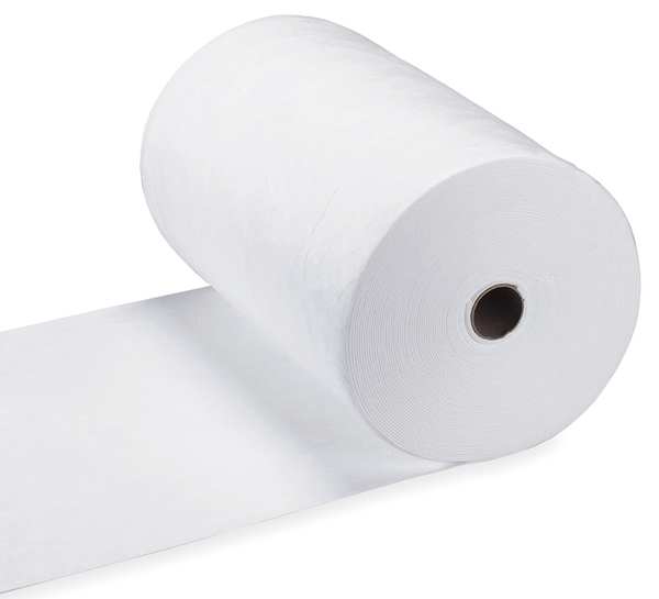 Sorbents, 59 gal. Oil Absorbed, White, Polypropylene