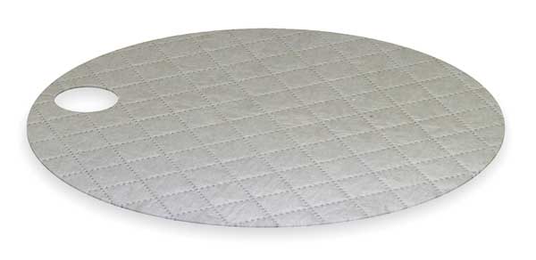 Sorbents, 8 gal/pk, 0.32 gal/pad, Universal Absorbed, Gray, Polypropylene, 25 PK