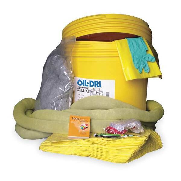 Spill Kit, Chem/Hazmat, Yellow