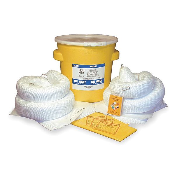 Spill Kit, Oil-Based Liquids, Yellow