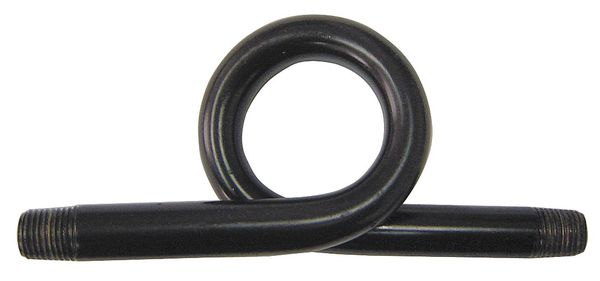 Siphon, 2000 psi, 1/2 In NPT, Steel