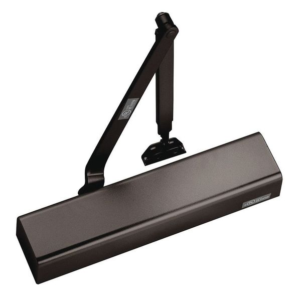 Manual Hydraulic Door Closer Heavy Duty Interior and Exterior, Dark Bronze
