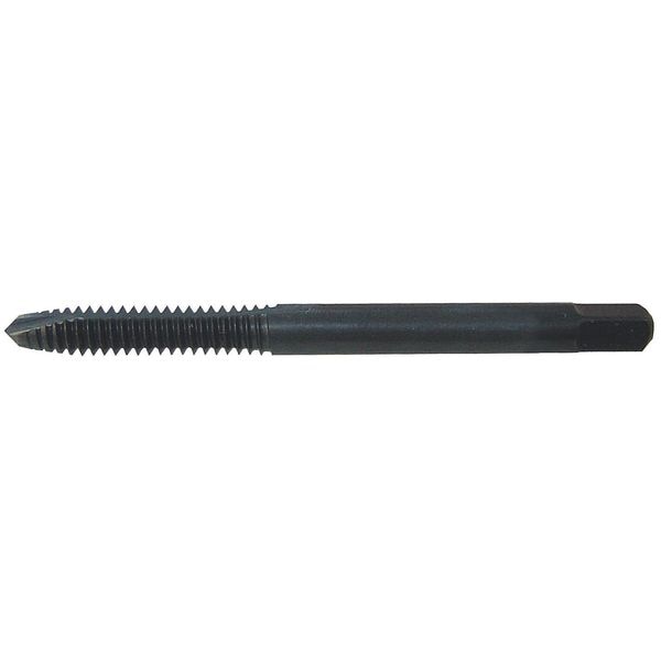 Spiral Point Tap, #8-32, Plug, UNC, 2 Flutes, Oxide