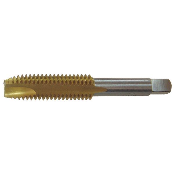Spiral Point Tap, M8-1.25, Plug, Metric Coarse, 2 Flutes, TiN
