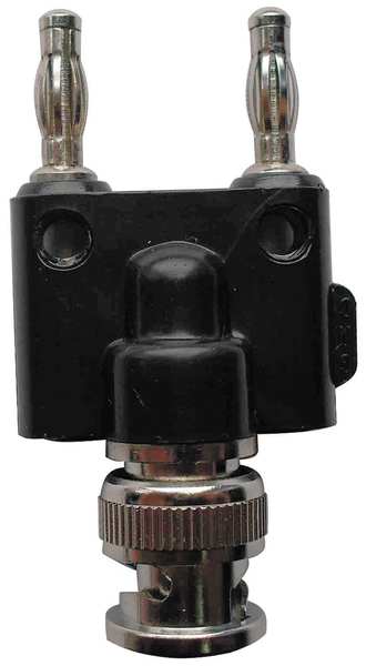BNC Adapter, Male to Double Banana Plug