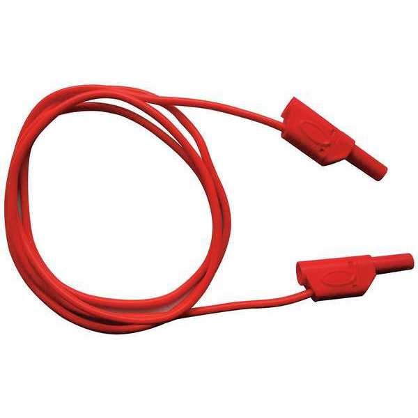 Test Lead, Stackable Banana Plug, Red