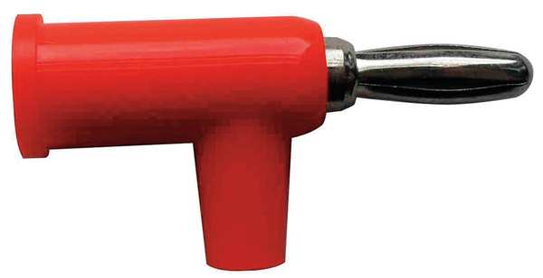 Banana Plug, 33VAC/70VDC, Red, PK10