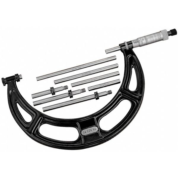 Interchangeable Anvil Micrometer, 2 to 6