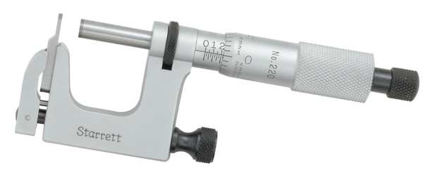 Interchangeable Anvil Micrometer, 0 to 1