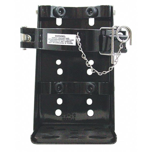 Fire Extinguisher Mounting Bracket, Steel, For 10 lb Tank Weight, For Use With PROPLUS10, PRO10TCM