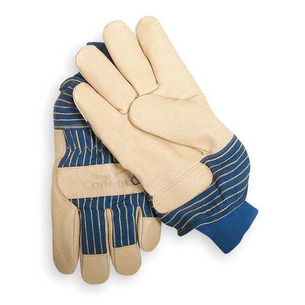 Leather Gloves, Grained Pigskin, XL, PR