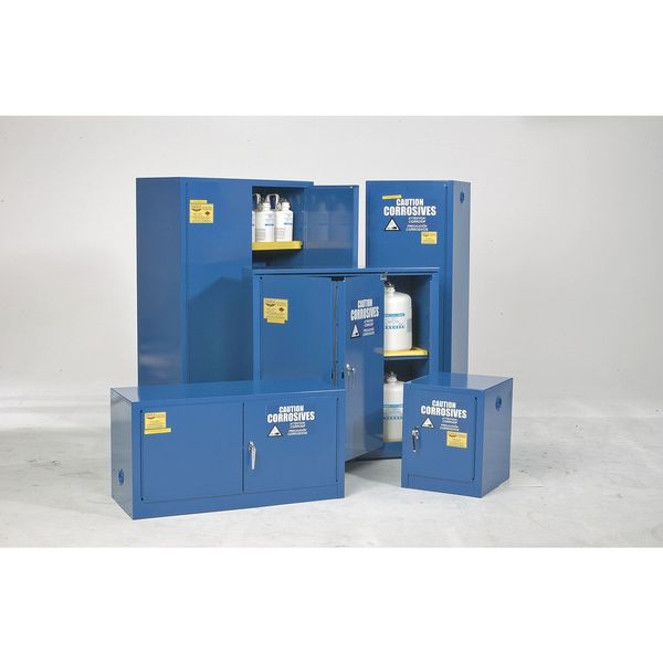 Corrosive Safety Cabinet, Blue, 43