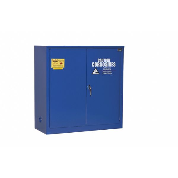 Corrosive Safety Cabinet, 30 gal., Blue