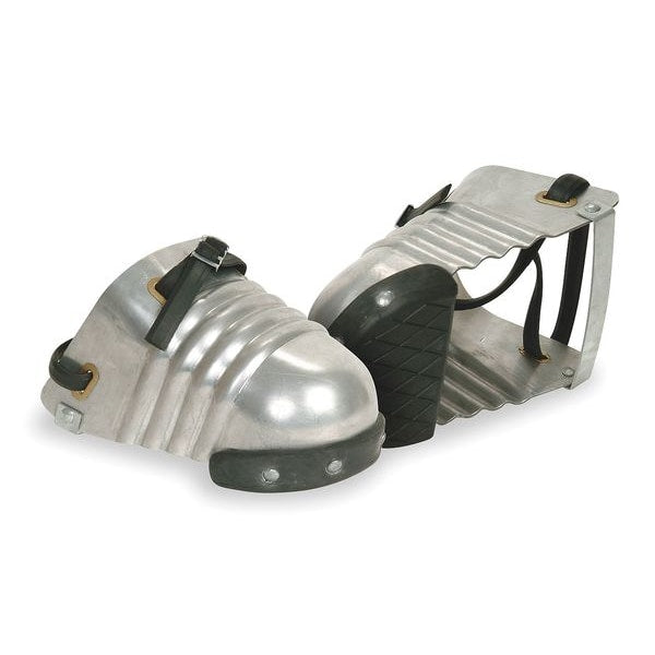 Metatarsal Guard, Foot Guard, Unisex, Straps, Aluminum, Silver, Universal Size, 1 Pair