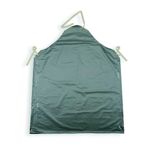 Bib Apron, Silver, 45 In. L