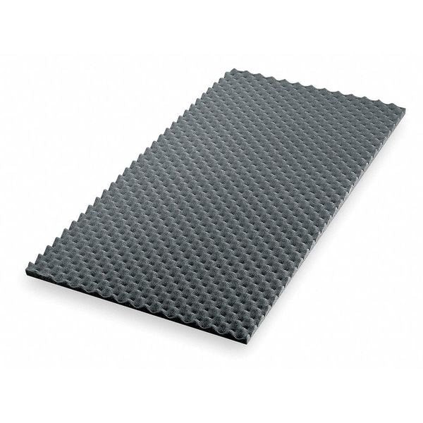 Acoustic Foam, Convoluted, Gray, 3in, PK4