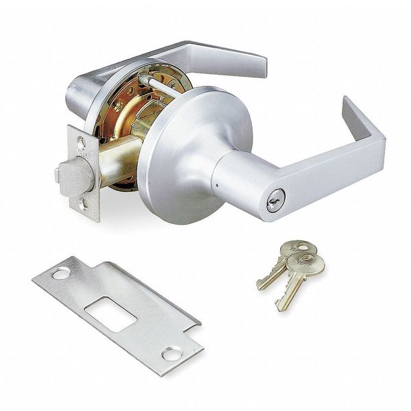 Lever Lockset, Mechanical, Storeroom